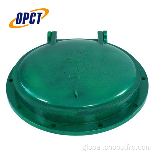 Flap Valve FRP/GRP fiberglass flap valve for drain water back flow HDPE frp flap gate Fish pond drainage Manufactory